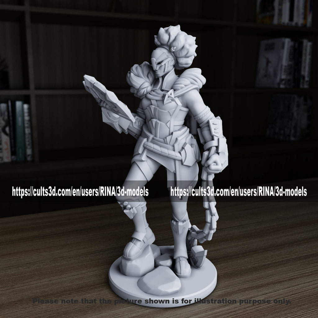 Ambessa 3D Printed Figure
