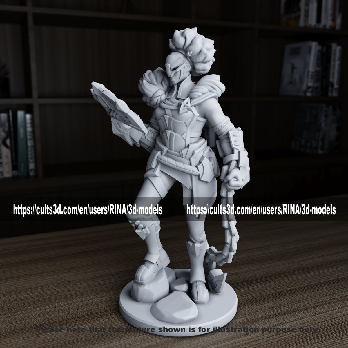 Ambessa 3D Printed Figure
