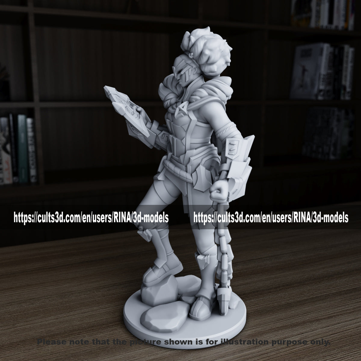 Ambessa 3D Printed Figure
