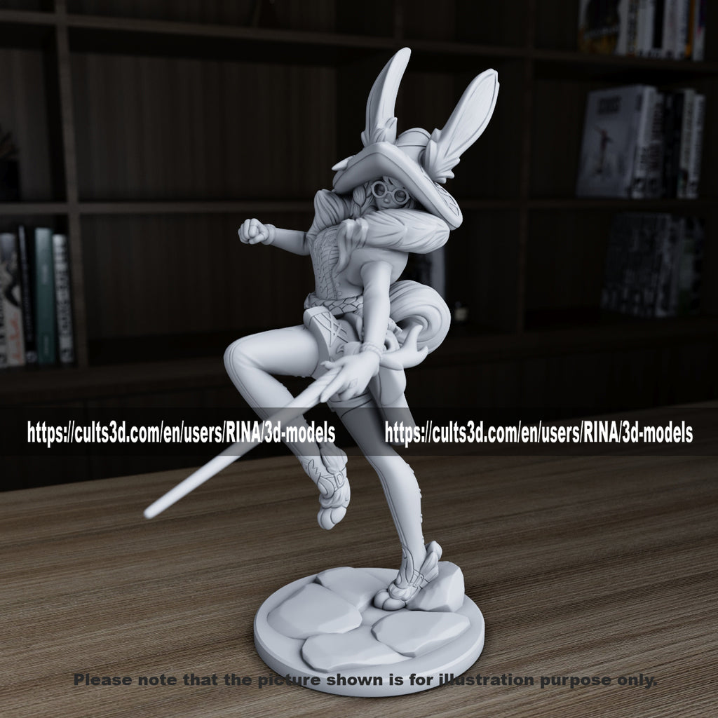 Aurora 3D Printed Figurine