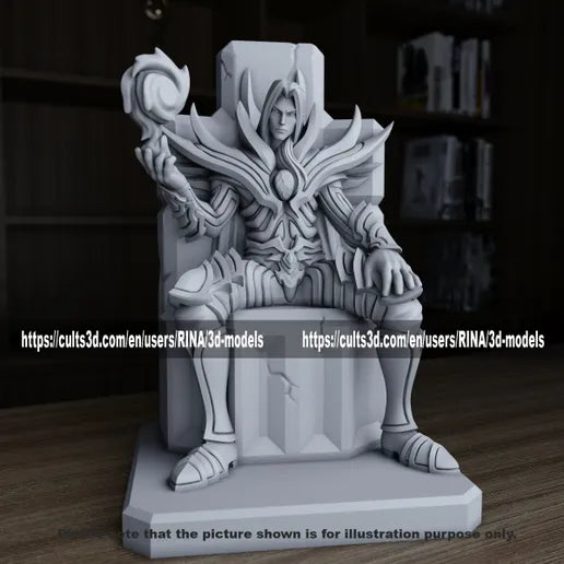 Blood Lord Vladimir 3D Printed Figure
