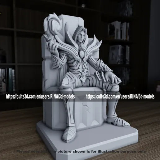 Blood Lord Vladimir 3D Printed Figure