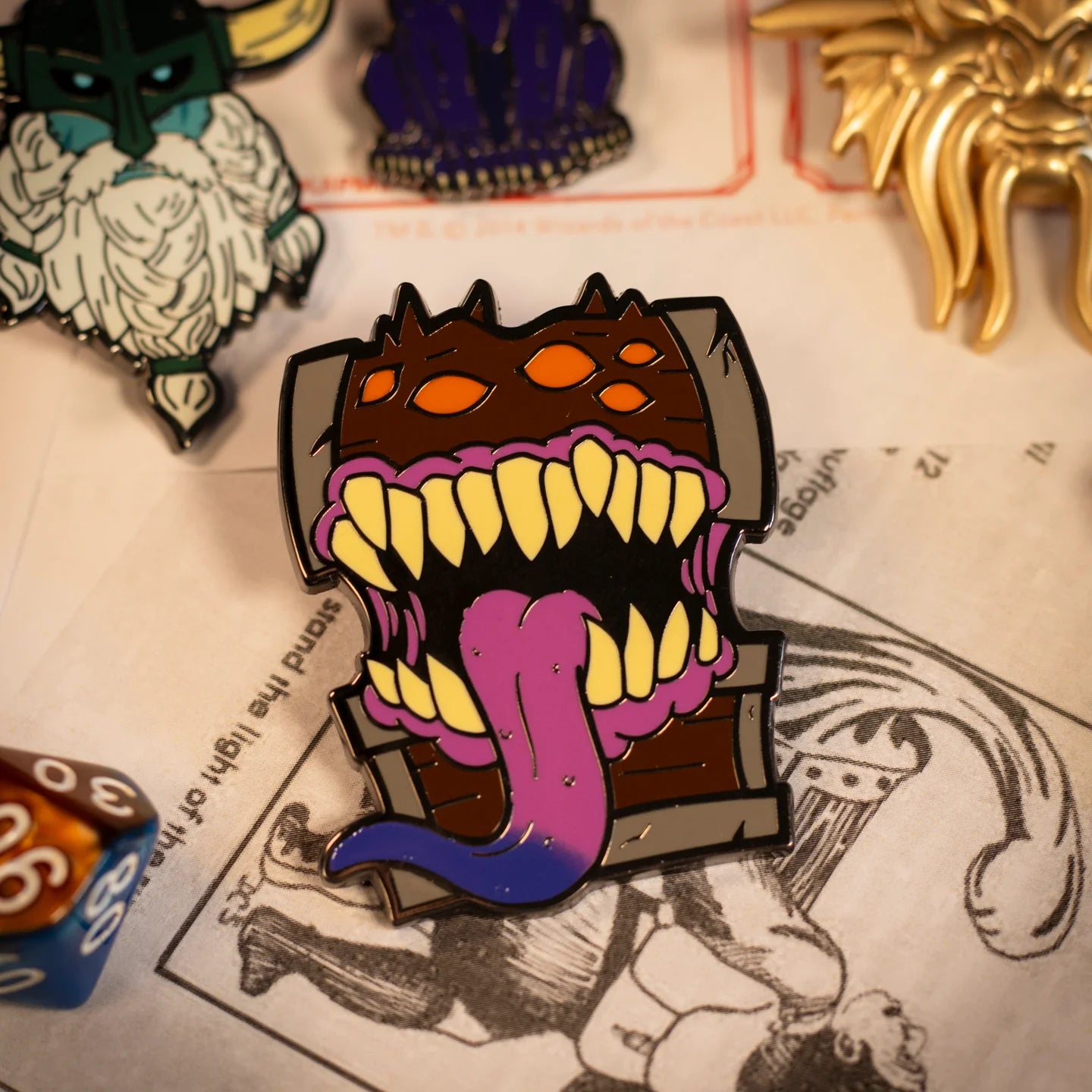 Dungeons & Dragons 50th Anniversary Mystery Pin Badge CDU