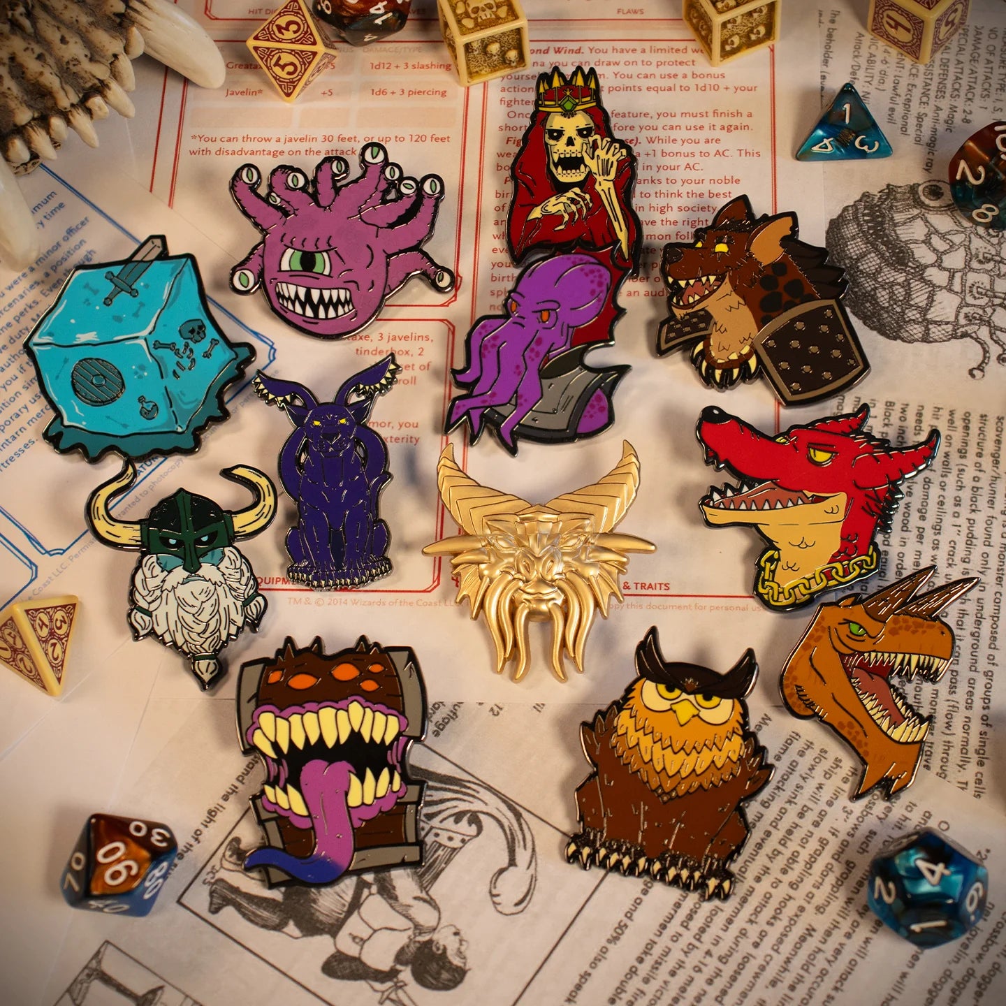 Dungeons & Dragons 50th Anniversary Mystery Pin Badge CDU