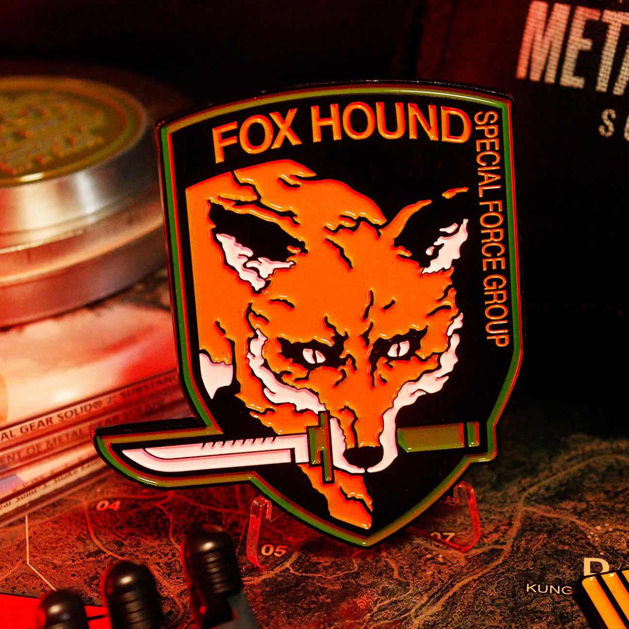 Metal Gear Solid FOXHOUND Insignia Limited Edition Ingot
