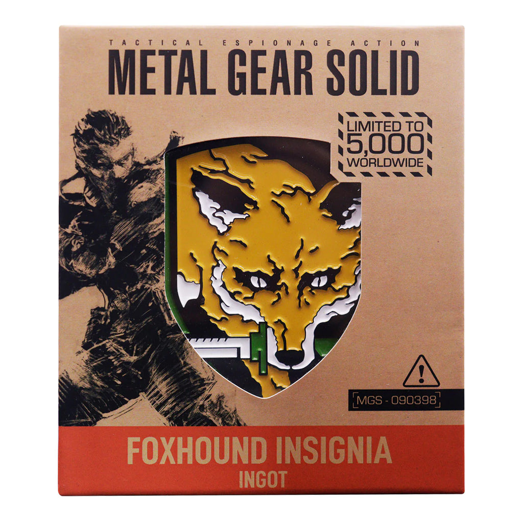 Metal Gear Solid FOXHOUND Insignia Limited Edition Ingot