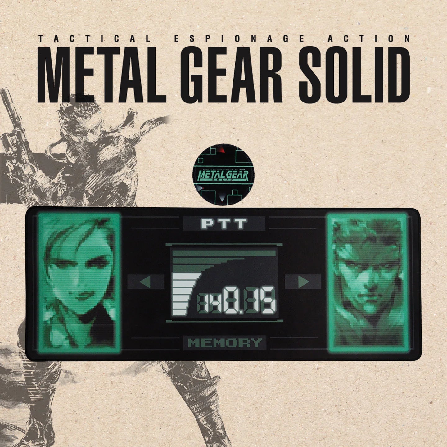 Metal Gear Solid Desk Pad Set