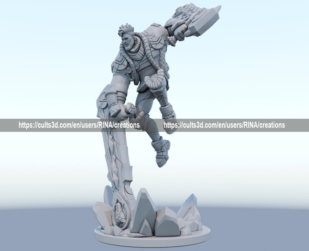 K'Sante 3D Printed Figure