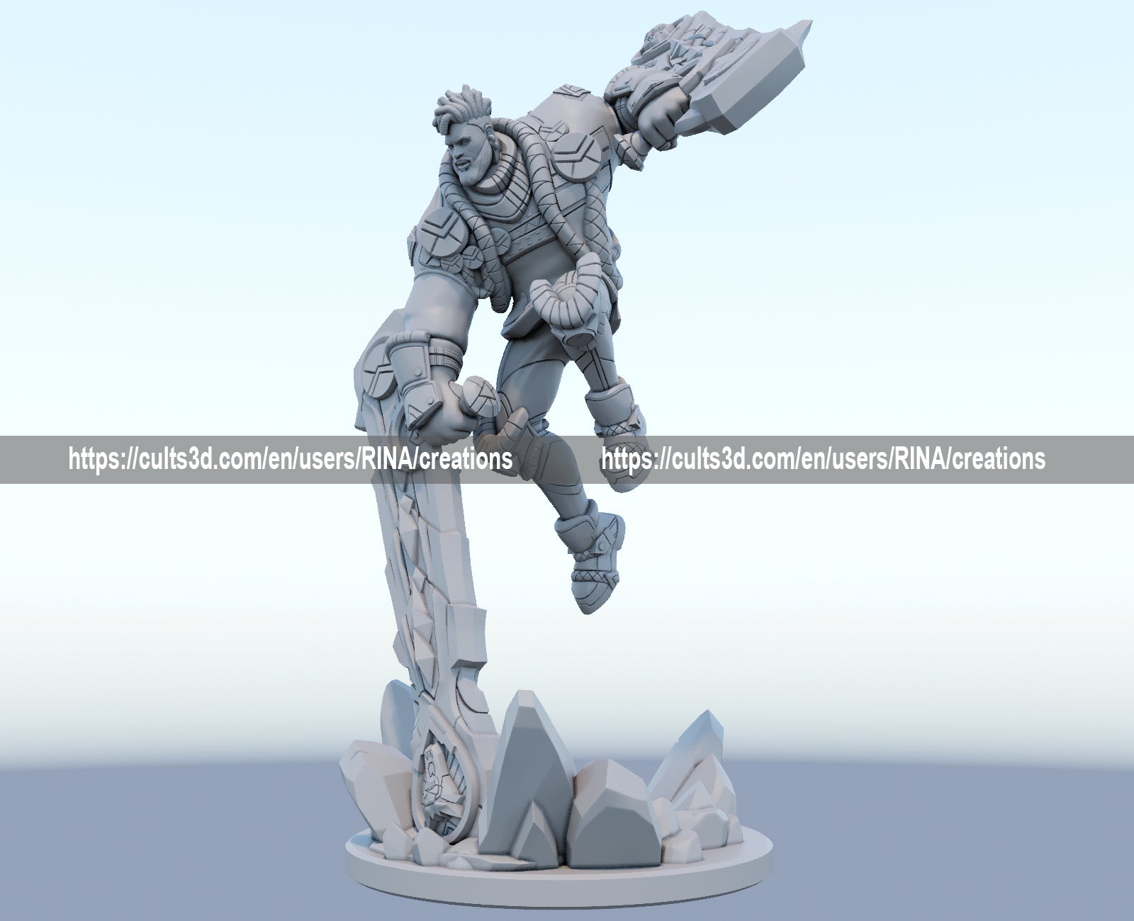 K'Sante 3D Printed Figure