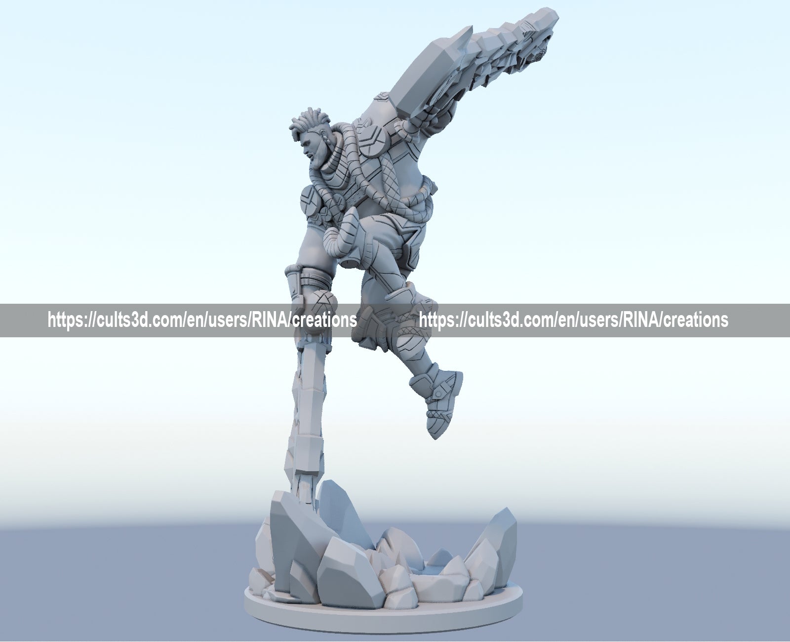 K'Sante 3D Printed Figure