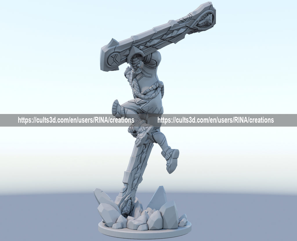 K'Sante 3D Printed Figure