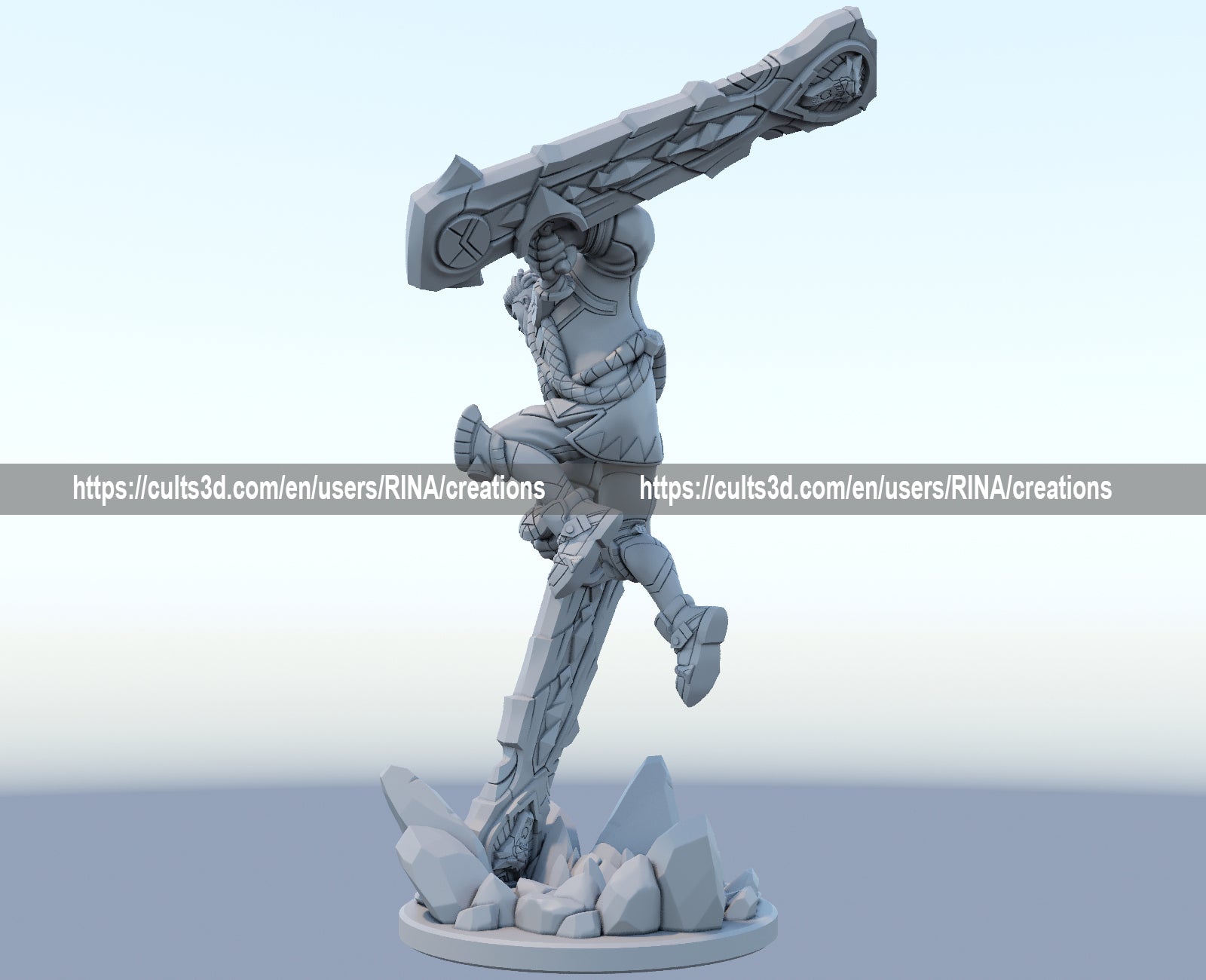 K'Sante 3D Printed Figure