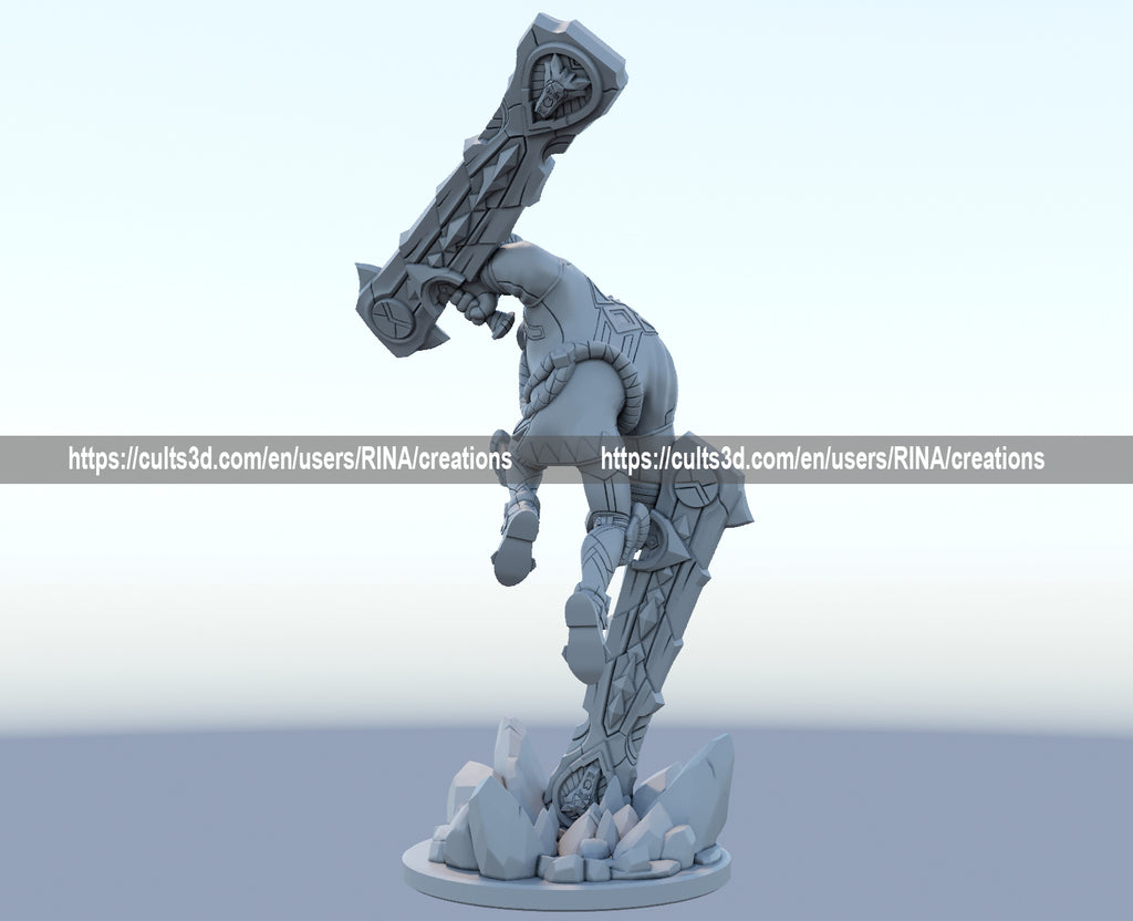K'Sante 3D Printed Figure