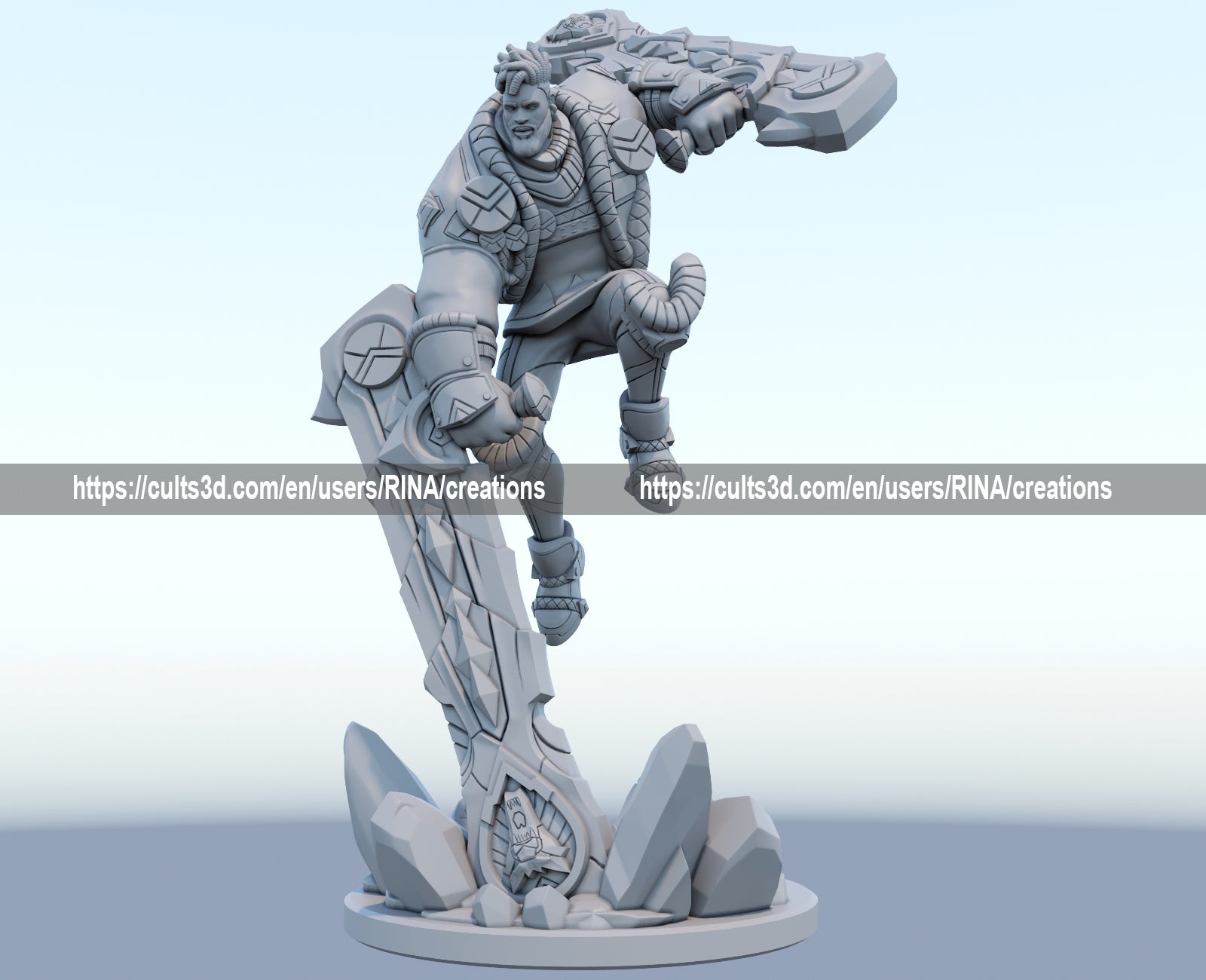 K'Sante 3D Printed Figure