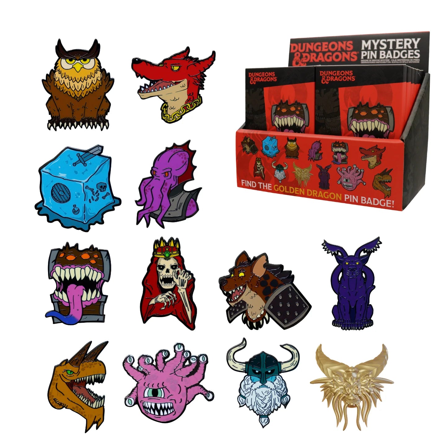 Dungeons & Dragons 50th Anniversary Mystery Pin Badge CDU