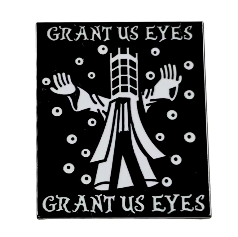 Bloodborne Grant Us Eyes Enamel Pin