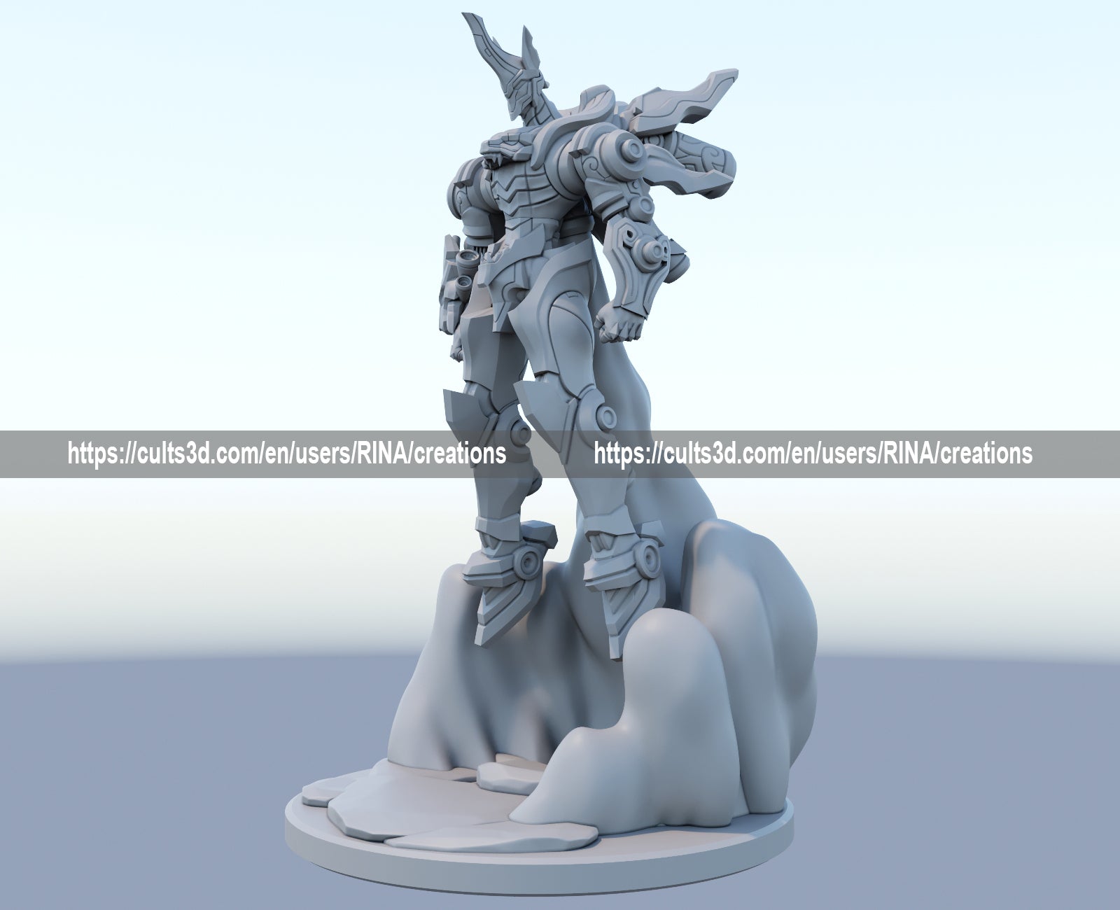 Mecha Kingdoms Sett 3D Printed Figure