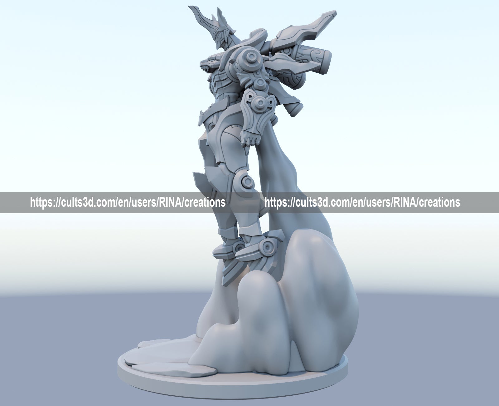 Mecha Kingdoms Sett 3D Printed Figure