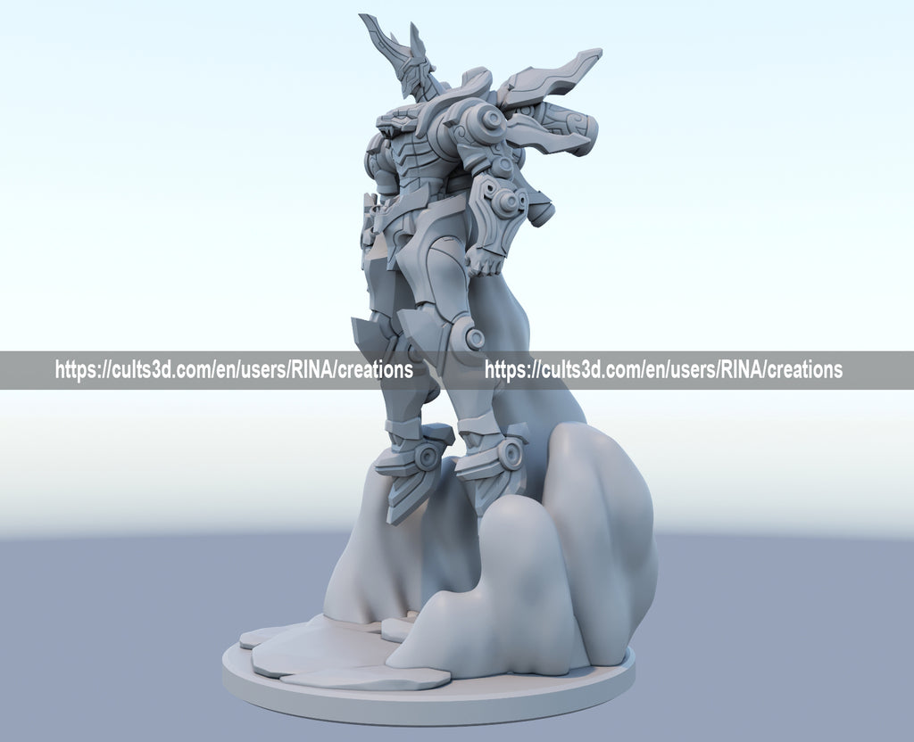 Mecha Kingdoms Sett 3D Printed Figure