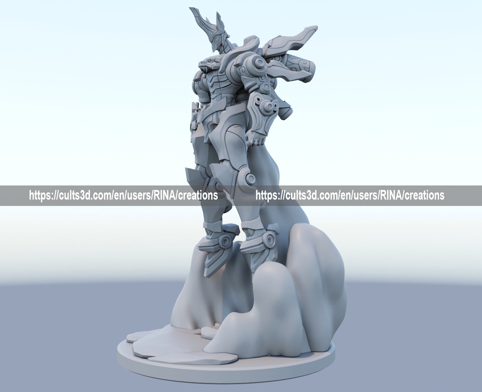 Mecha Kingdoms Sett 3D Printed Figure