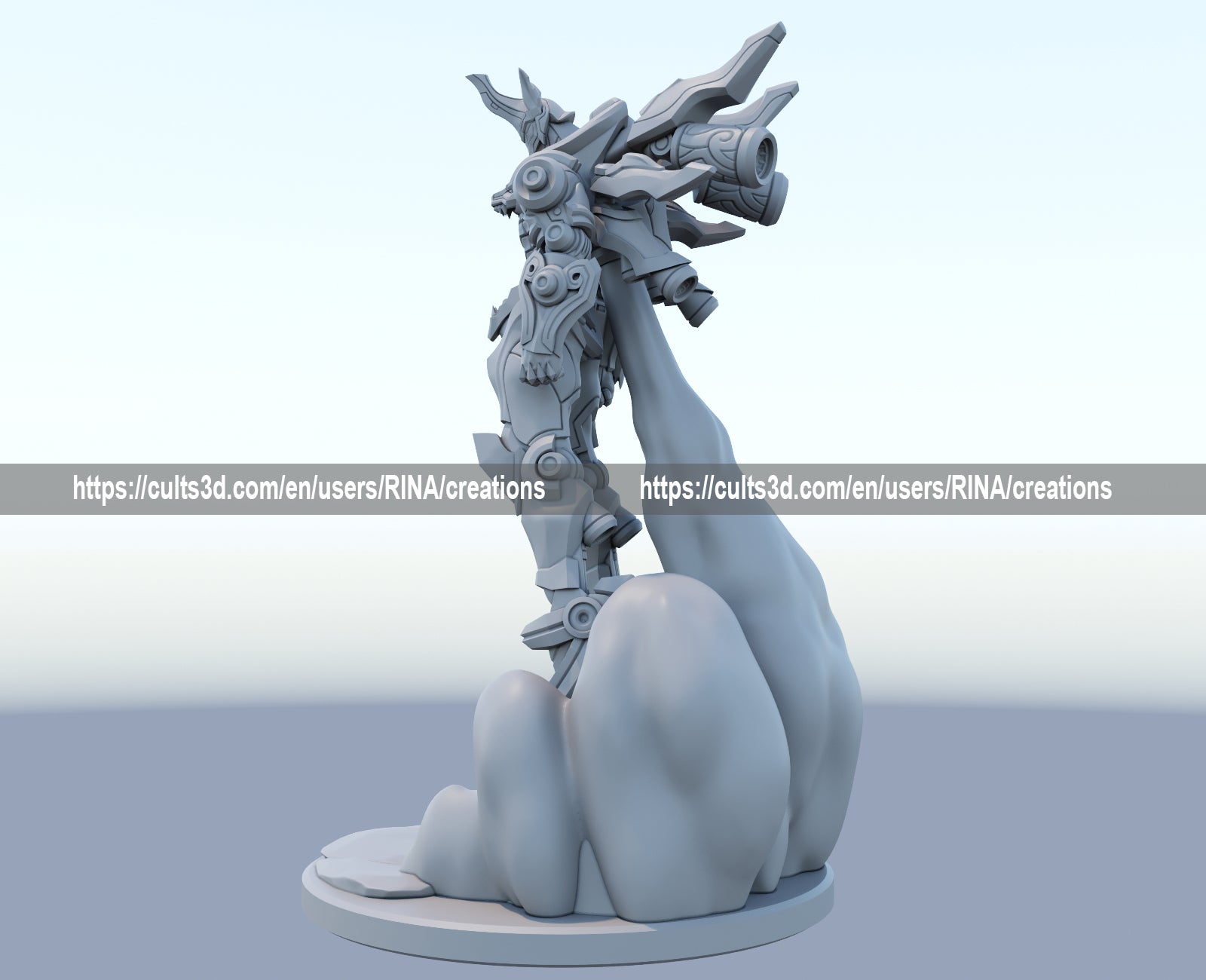 Mecha Kingdoms Sett 3D Printed Figure