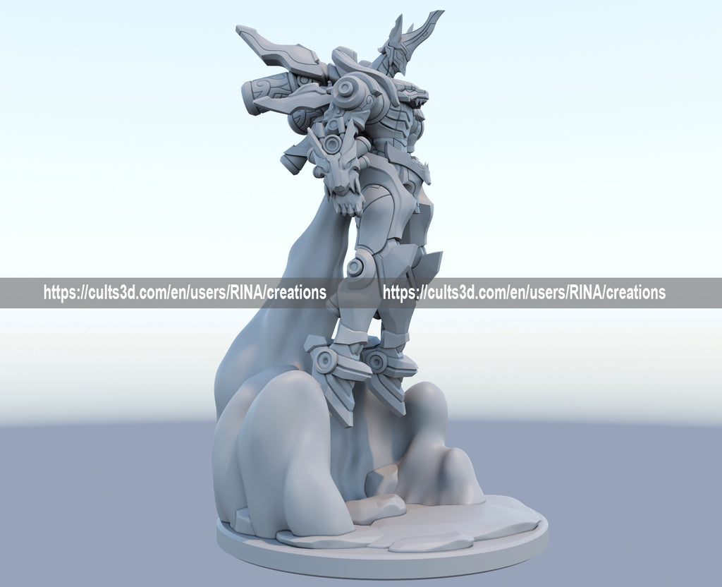 Mecha Kingdoms Sett 3D Printed Figure