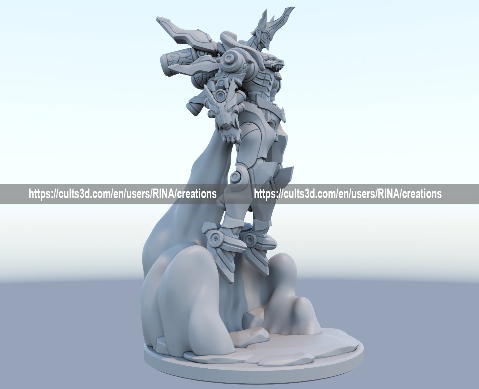 Mecha Kingdoms Sett 3D Printed Figure