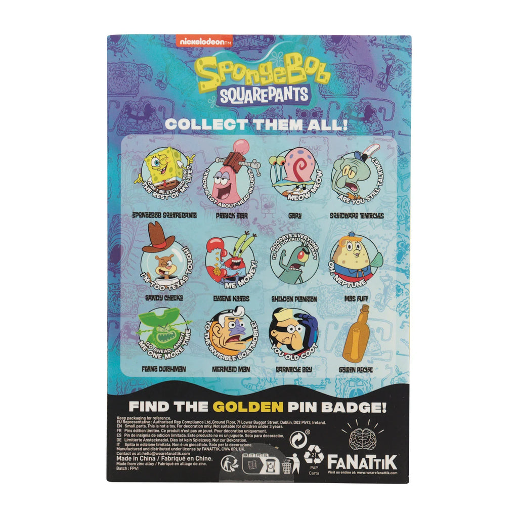 SpongeBob SquarePants Mystery Pin Badge CDU