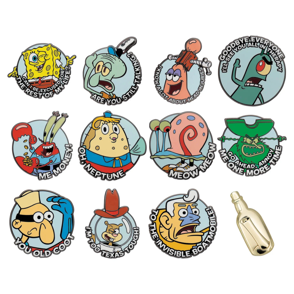 SpongeBob SquarePants Mystery Pin Badge CDU