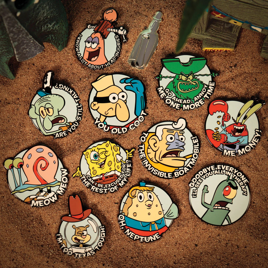 SpongeBob SquarePants Mystery Pin Badge CDU