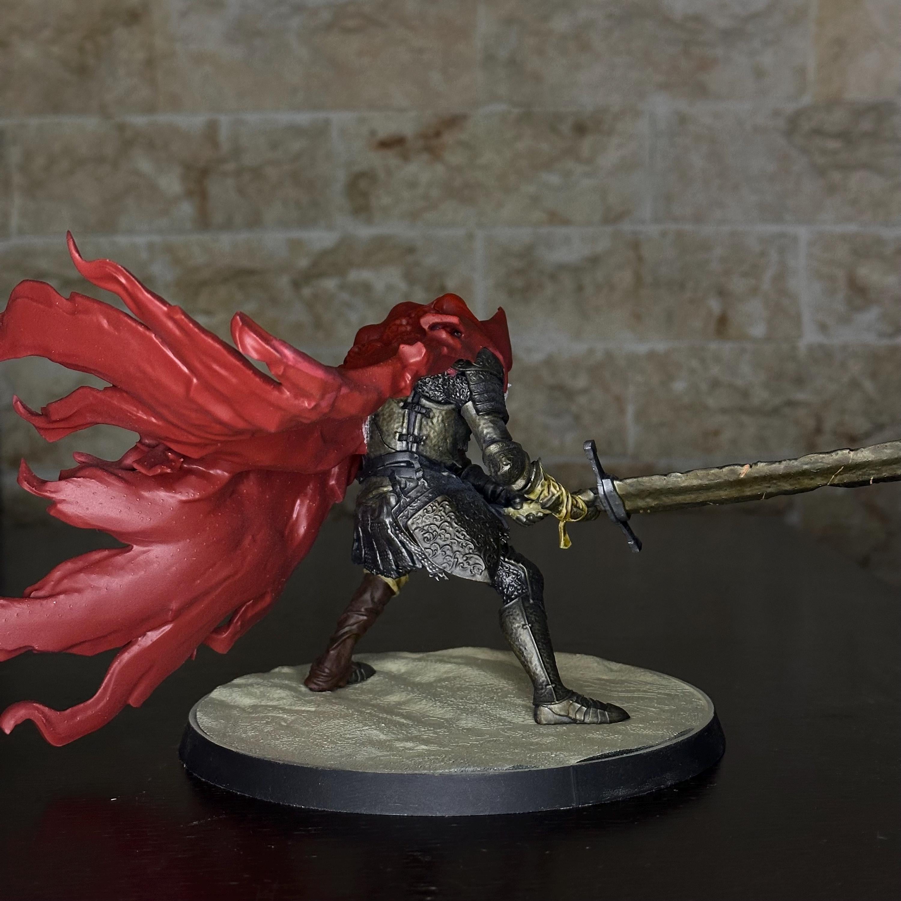 Slave Knight Gael Resin Figure | Dark Souls 3 Collectible Statue | Hand-Painted Fan Art | 16K High Detail | One-Piece Display Model