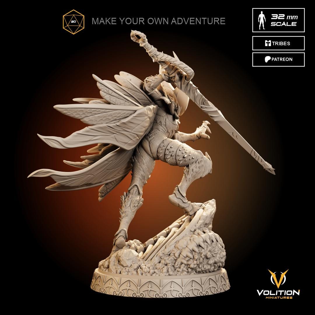 Hornet Miniature Resin Figurine | Hollow Knight Diorama, 32mm Scale