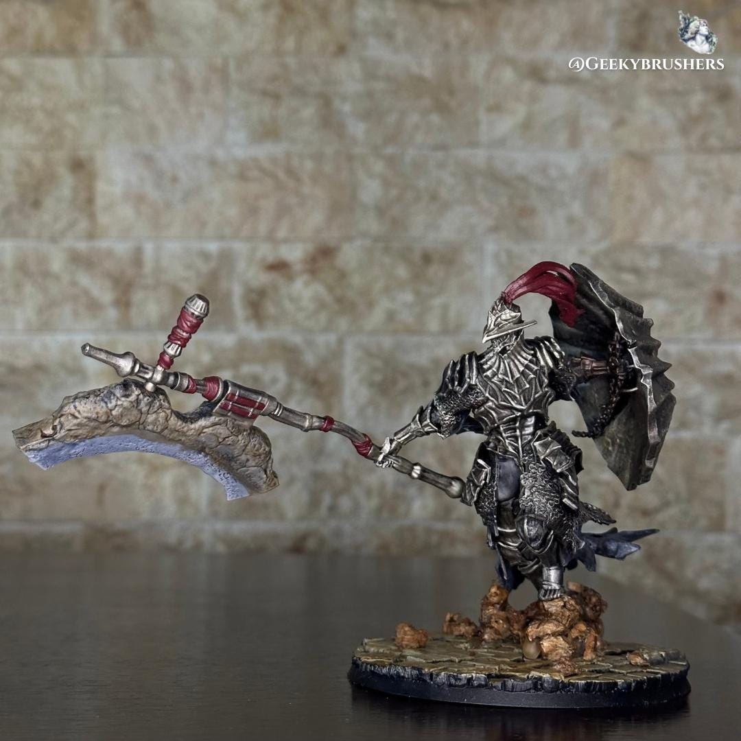 Dragon slayer armour l Dark Souls 3 Collectible Statue | Resin Figure |Hand-Painted Fan Art | 16K High Detail | One-Piece Display Model
