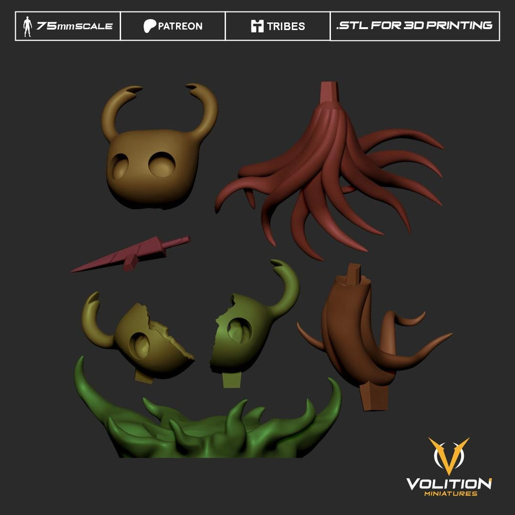 Shadow Hollow Knight  Resin Figure | VolitionMiniatures 75mm Diorama