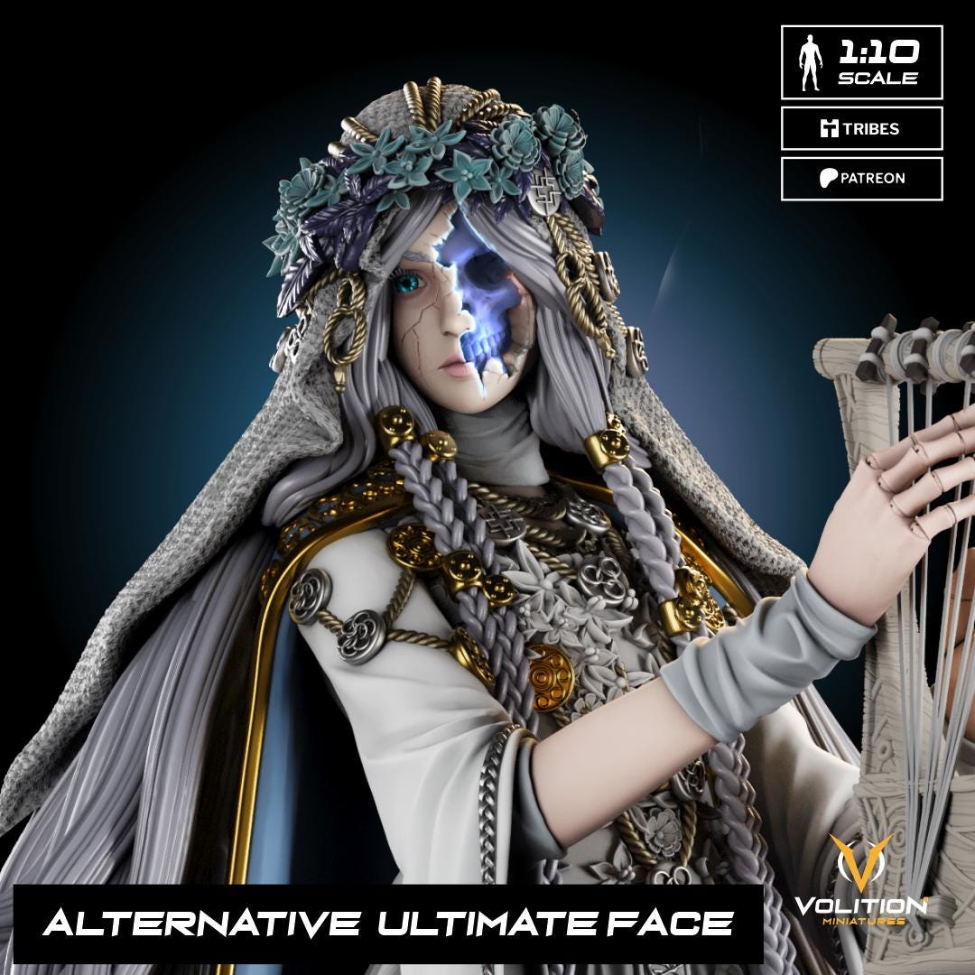Elden Ring Revenant & Sebastian Statue | Hand-Painted Resin Collectible
