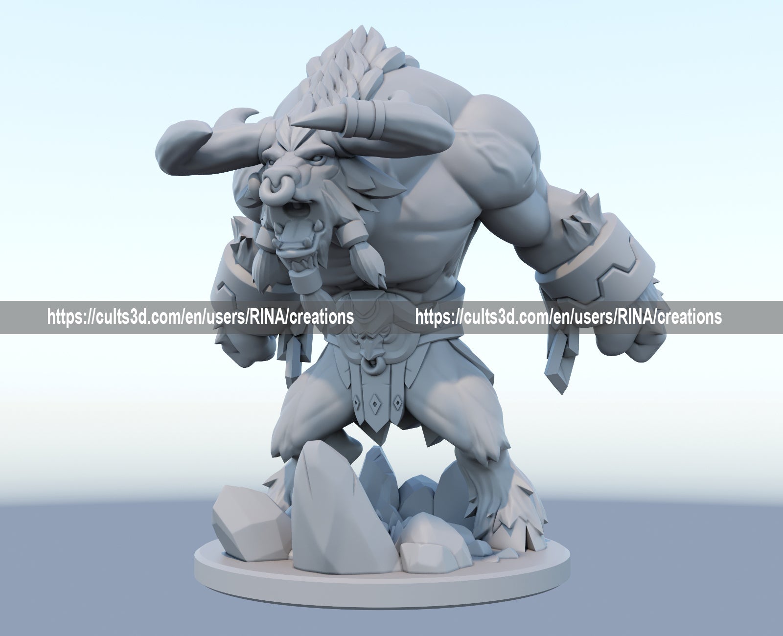 Alistar 3D Printed Figure