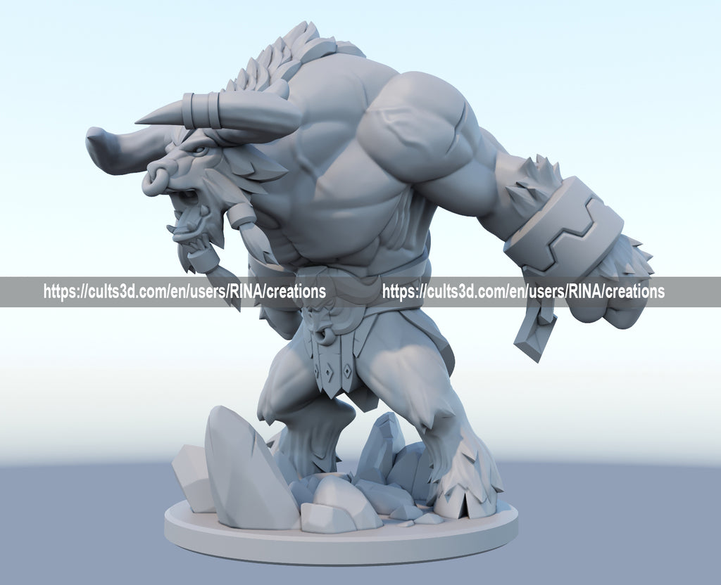 Alistar 3D Printed Figure