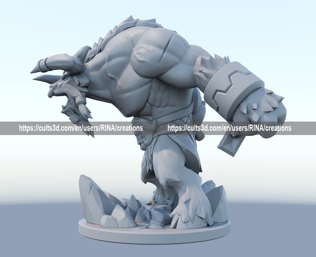 Alistar 3D Printed Figure