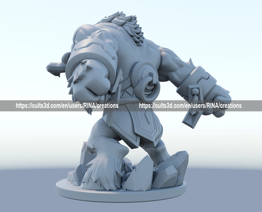 Alistar 3D Printed Figure