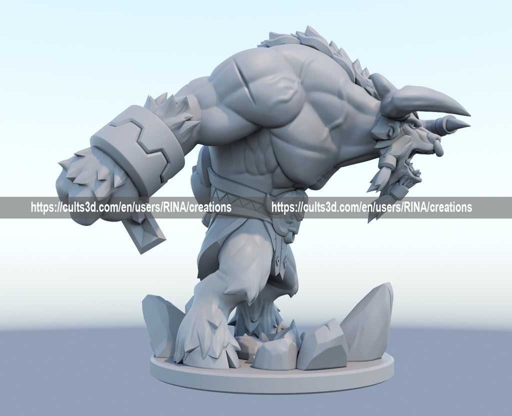 Alistar 3D Printed Figure