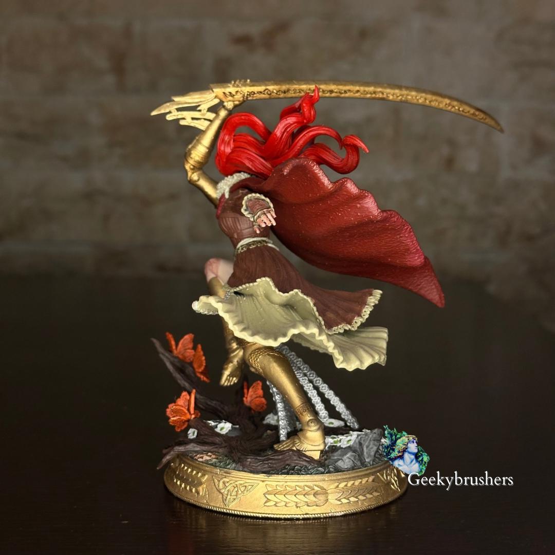Malenia, Blade of Miquella, Hand-Painted Resin Statue, Elden Ring Collectible