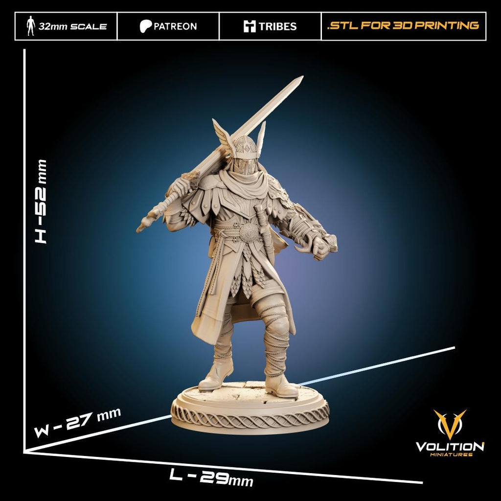 Wylder Miniature Figure | Elden Ring: Nightreign Collectible | Hand-Painted Resin Statue | Multiple Sizes Available