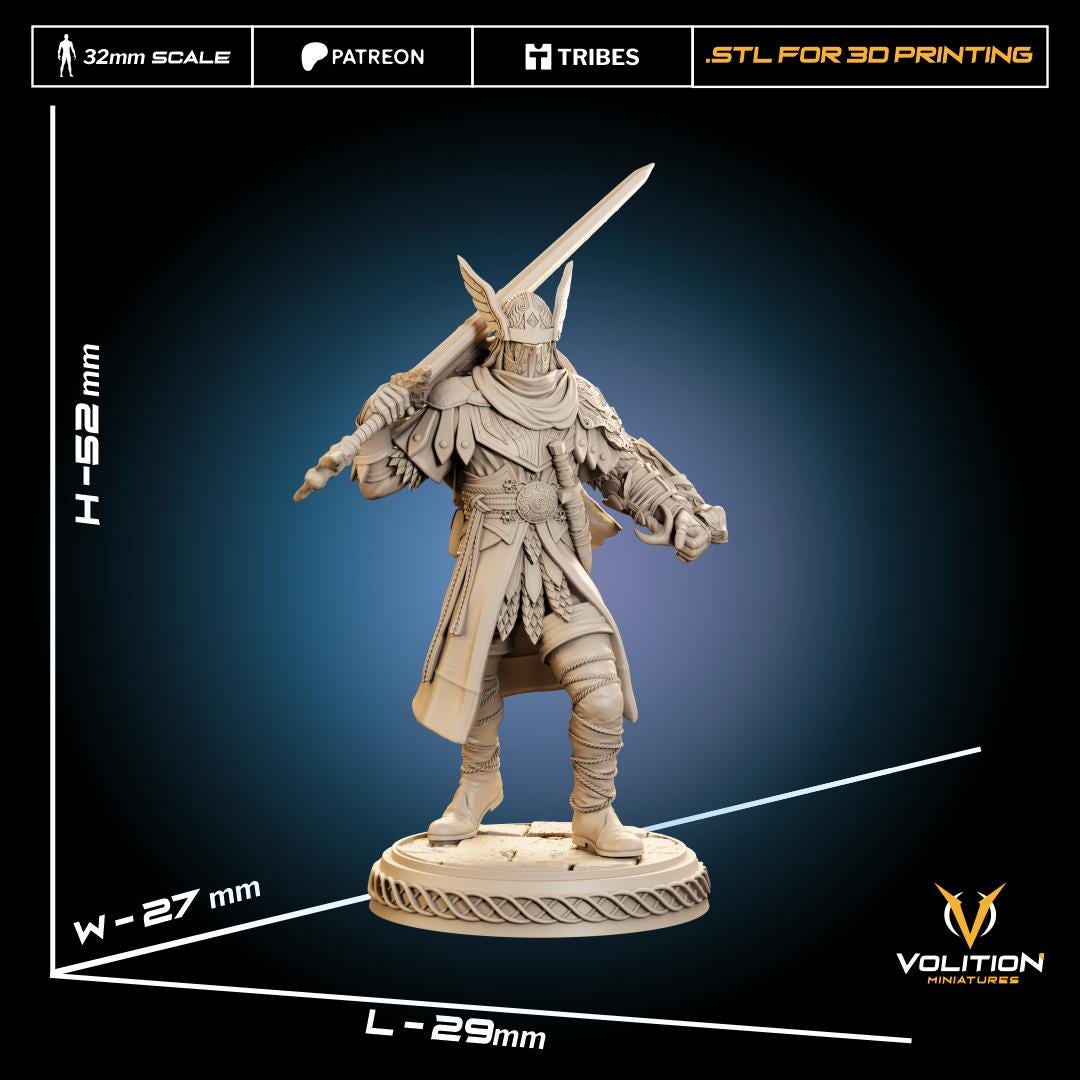 Wylder Miniature Figure | Elden Ring: Nightreign Collectible | Hand-Painted Resin Statue | Multiple Sizes Available