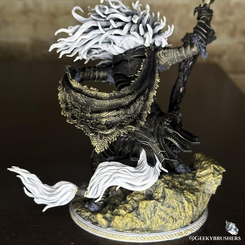 Maliketh the Black Blade | Elden Ring Resin Statue or Figure | Painted & Unpainted | 16K Resolution | Smooth Resin | Volition Miniatures