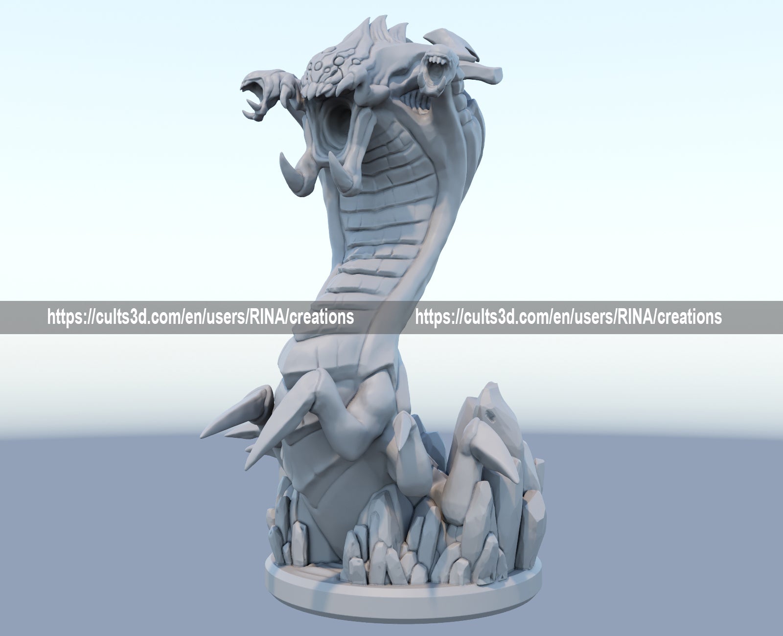Baron Nashor 3D Printed Figure
