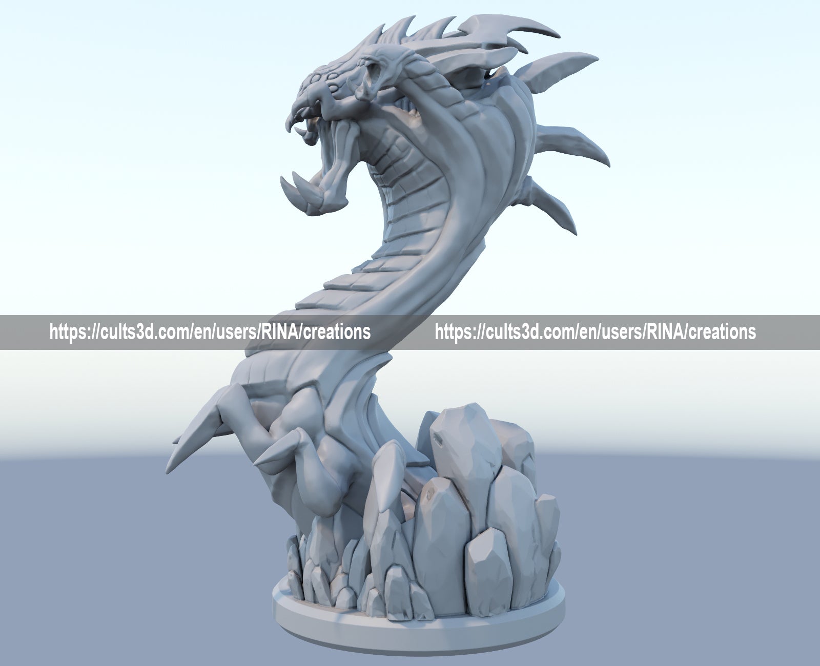 Baron Nashor 3D Printed Figure