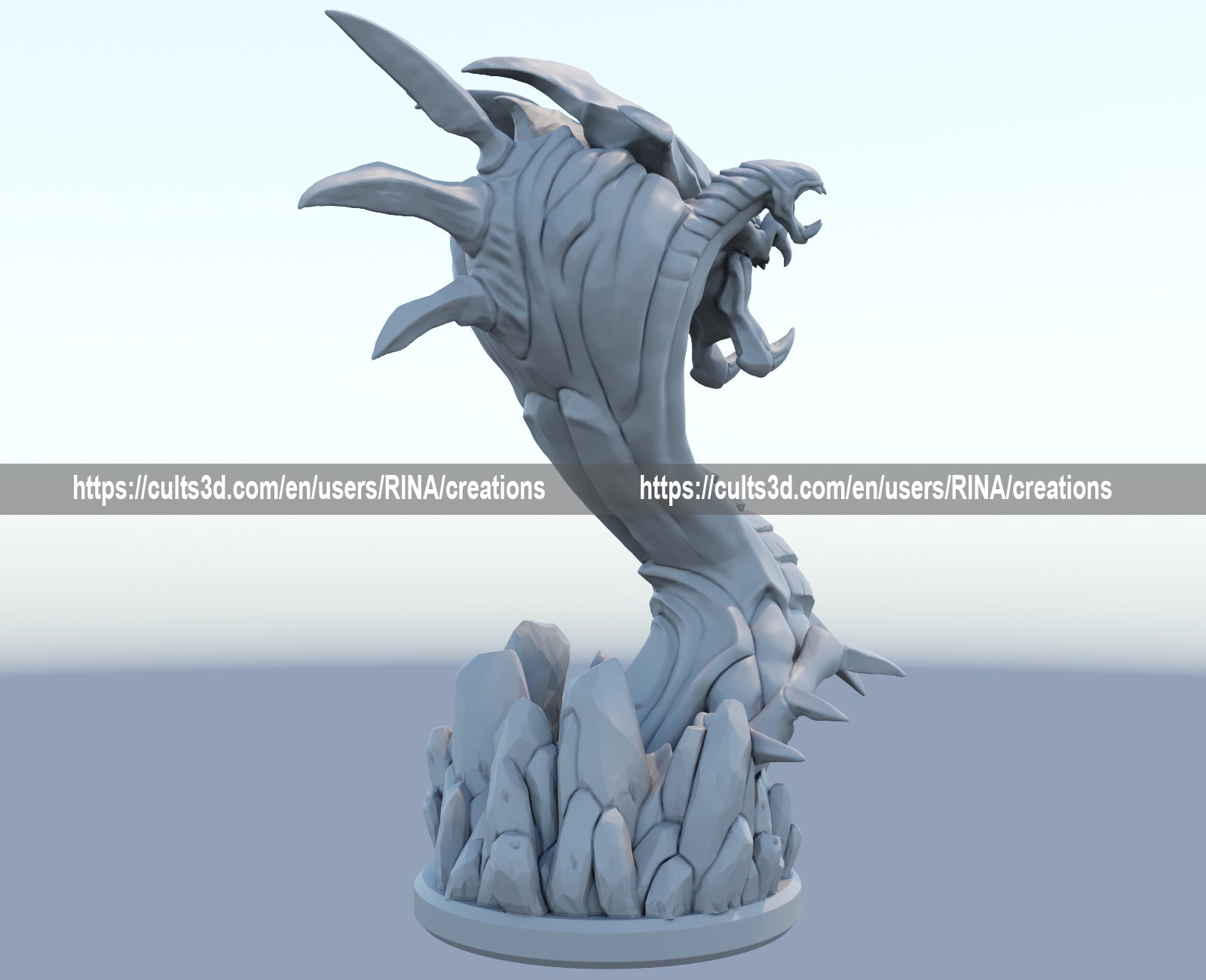 Baron Nashor 3D Printed Figure