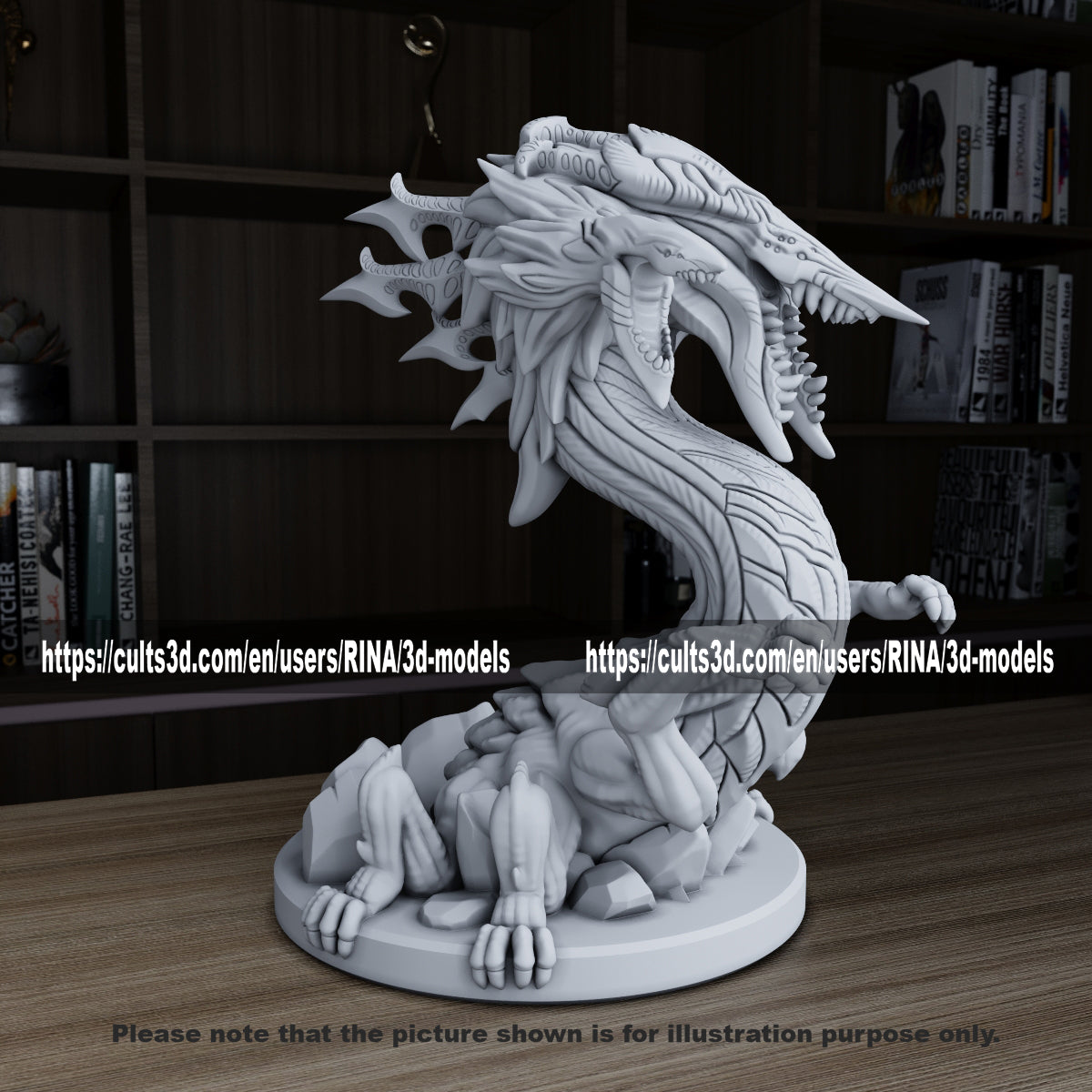 Baron Nashor Rework 3D Printed Figure