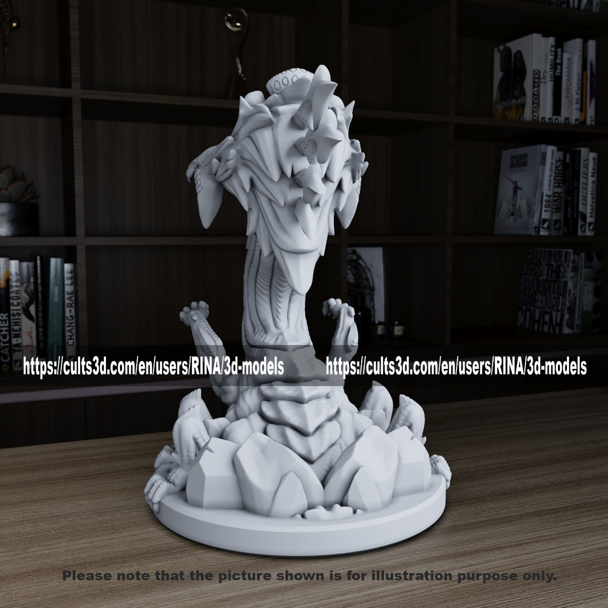 Baron Nashor Rework 3D Printed Figure