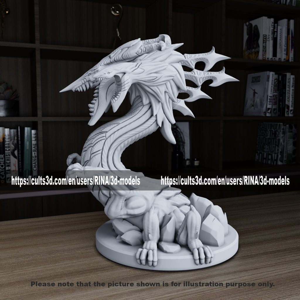 Baron Nashor Rework 3D Printed Figure